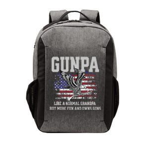 Cool Gunpa Like Normal Grandpa But Own Guns Vector Backpack