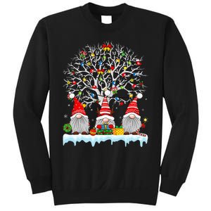 Cute Gnomes Merry Christmas Light Family Gnome Xmas Matching Sweatshirt