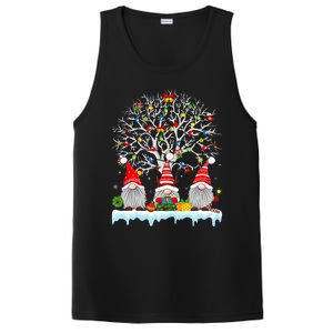 Cute Gnomes Merry Christmas Light Family Gnome Xmas Matching PosiCharge Competitor Tank