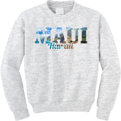 Cool Gift Maui Hawaii Hawaiian Islands Surf Surfing Surfer Gift  Kids Sweatshirt