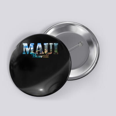 Cool Gift Maui Hawaii Hawaiian Islands Surf Surfing Surfer Gift  Button
