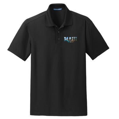 Cool Gift Maui Hawaii Hawaiian Islands Surf Surfing Surfer Gift  Dry Zone Grid Polo