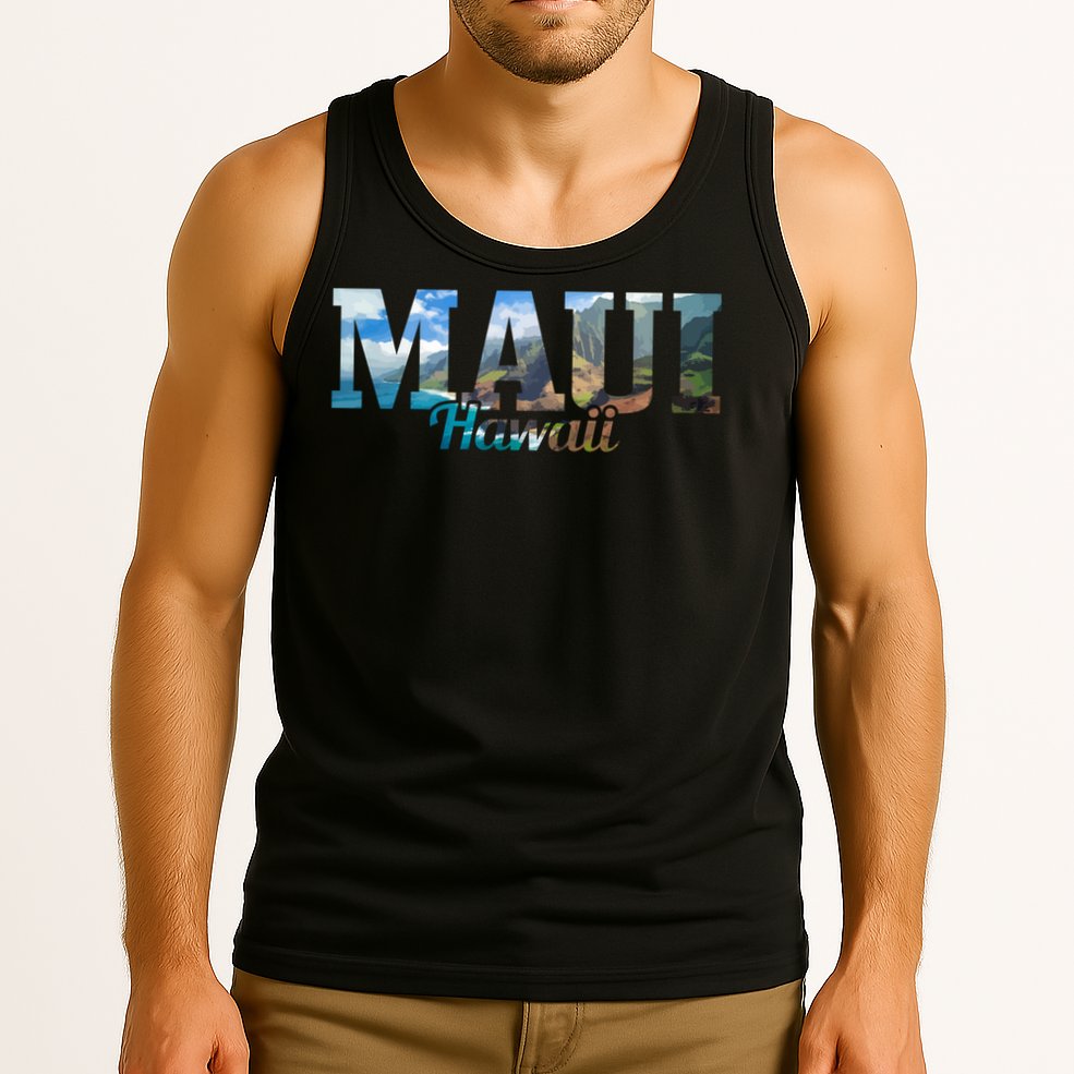 Cool Gift Maui Hawaii Hawaiian Islands Surf Surfing Surfer Gift  Tank Top