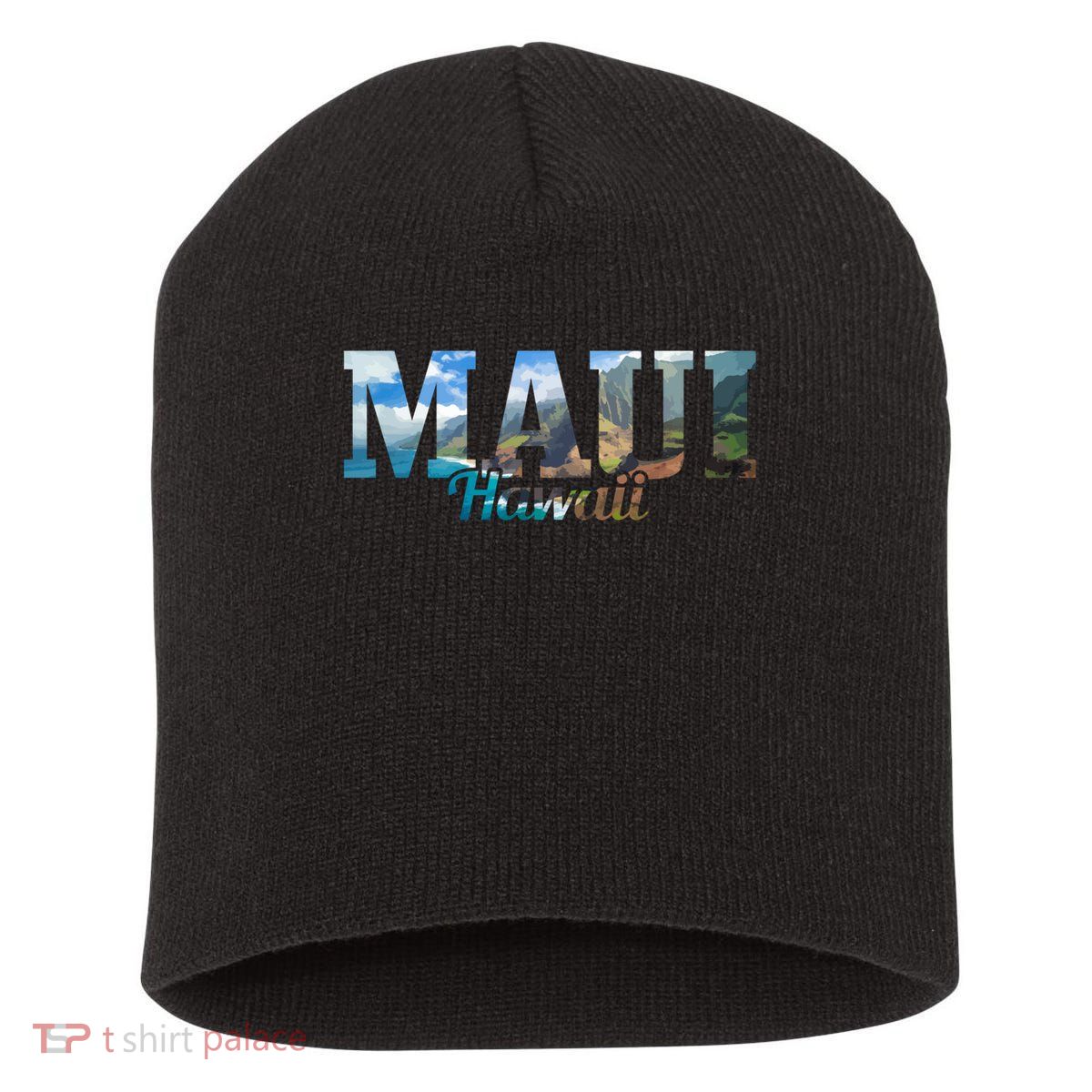 Cool Gift Maui Hawaii Hawaiian Islands Surf Surfing Surfer Gift  Short Acrylic Beanie