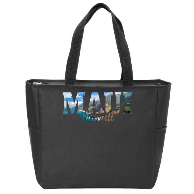 Cool Gift Maui Hawaii Hawaiian Islands Surf Surfing Surfer Gift  Zip Tote Bag