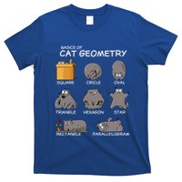Cat Geometry Math Funny Cat Gifts For Cat Dad Cat Mom T-Shirt