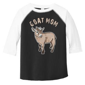 Cute Goat Mom Illustration Lovers Gifts Owner Farmer Toddler Fine Jersey T-Shirt