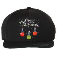 Cute Gift Merry Christmas Lights Santa Hat Wolf Ugly Xmas Wool Snapback Cap