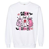 Cute Ghost Mean Ghouls Funny Halloween Costume Spooky Season Garment-Dyed Sweatshirt