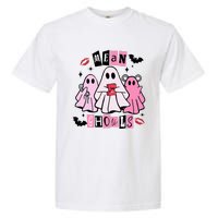 Cute Ghost Mean Ghouls Funny Halloween Costume Spooky Season Garment-Dyed Heavyweight T-Shirt