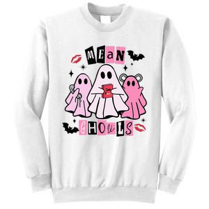 Cute Ghost Mean Ghouls Funny Halloween Costume Spooky Season Sweatshirt