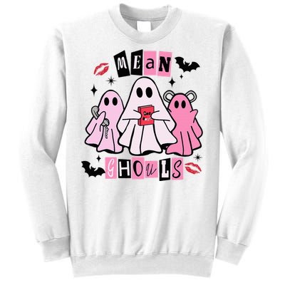 Cute Ghost Mean Ghouls Funny Halloween Costume Spooky Season Sweatshirt