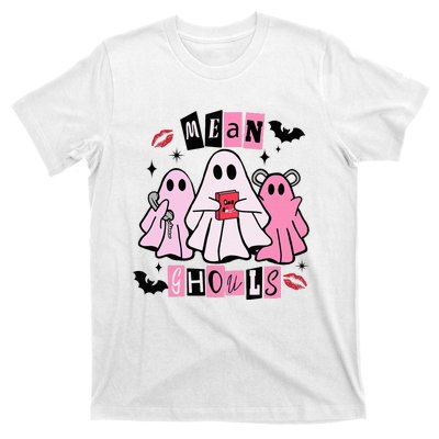 Cute Ghost Mean Ghouls Funny Halloween Costume Spooky Season T-Shirt