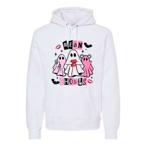 Cute Ghost Mean Ghouls Funny Halloween Costume Spooky Season Premium Hoodie