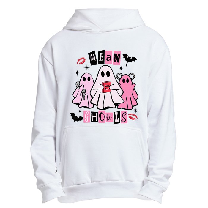 Cute Ghost Mean Ghouls Funny Halloween Costume Spooky Season Urban Pullover Hoodie