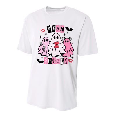 Cute Ghost Mean Ghouls Funny Halloween Costume Spooky Season Performance Sprint T-Shirt