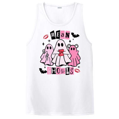 Cute Ghost Mean Ghouls Funny Halloween Costume Spooky Season PosiCharge Competitor Tank