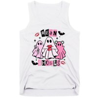 Cute Ghost Mean Ghouls Funny Halloween Costume Spooky Season Tank Top