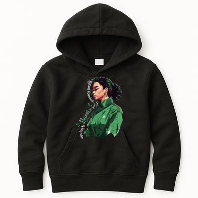 Cute Girl Mental Awareness Prioritize Mental Health Matters Kids Hoodie