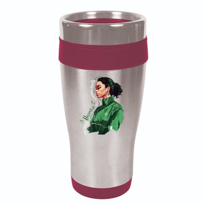 Cute Girl Mental Awareness Prioritize Mental Health Matters 16oz Travel Tumbler