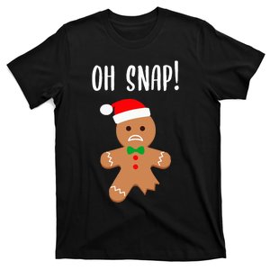 Christmas Gingerbread Man Oh Snap Outfit Pajama T-Shirt