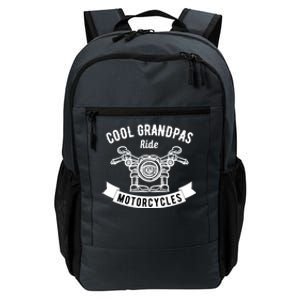 Cool Grandpas Motorcycle Funny Fathers Day Gift Daily Commute Backpack