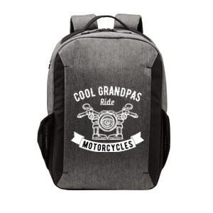 Cool Grandpas Motorcycle Funny Fathers Day Gift Vector Backpack