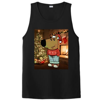 Chill Guy Meme Costume Funny Chill Guy PosiCharge Competitor Tank