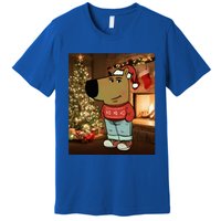 Chill Guy Meme Costume Funny Chill Guy Premium T-Shirt