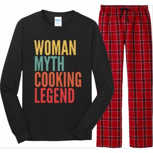 Cooking Gift Myth Cooking Legend Gift Long Sleeve Pajama Set