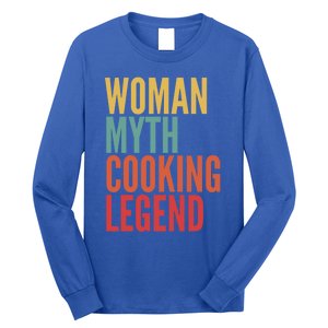 Cooking Gift Myth Cooking Legend Gift Long Sleeve Shirt