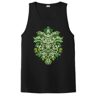 Celtic Green Man Pagan Irish Scottish Mythology God PosiCharge Competitor Tank