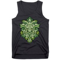 Celtic Green Man Pagan Irish Scottish Mythology God Tank Top