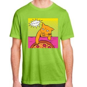 Cat Get Me A Pizza Adult ChromaSoft Performance T-Shirt