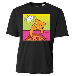 Cat Get Me A Pizza Cooling Performance Crew T-Shirt