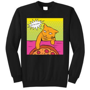 Cat Get Me A Pizza Sweatshirt