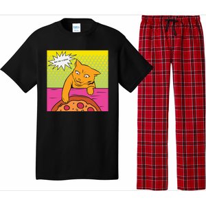 Cat Get Me A Pizza Pajama Set