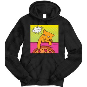 Cat Get Me A Pizza Tie Dye Hoodie