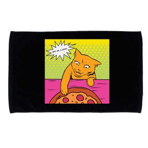 Cat Get Me A Pizza Microfiber Hand Towel