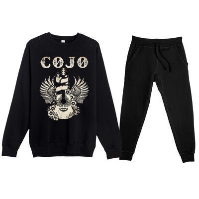 C.O.J.O Guitar Music Outlaw 80s 90s Love Legends Live Forever Premium Crewneck Sweatsuit Set