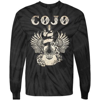 C.O.J.O Guitar Music Outlaw 80s 90s Love Legends Live Forever Tie-Dye Long Sleeve Shirt