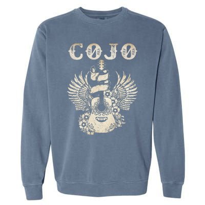 C.O.J.O Guitar Music Outlaw 80s 90s Love Legends Live Forever Garment-Dyed Sweatshirt