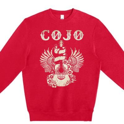 C.O.J.O Guitar Music Outlaw 80s 90s Love Legends Live Forever Premium Crewneck Sweatshirt