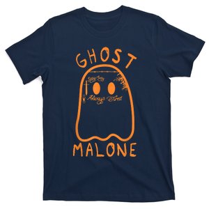 Cute Ghost Malone Fall Season Funny Halloween Spooky Season T-Shirt