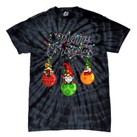 Cute Gnomes Merry Christmas Light Family Gnome Xmas Matching  Tie-Dye T-Shirt