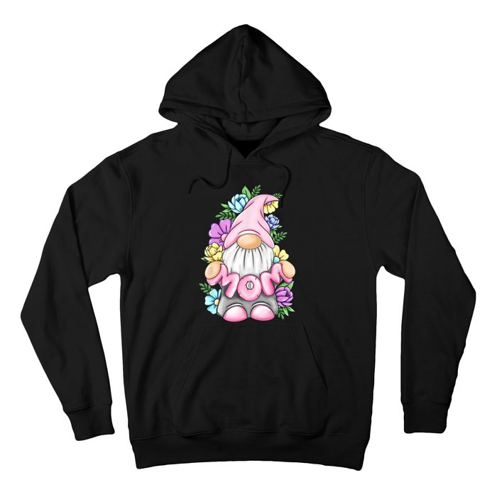 Cute Gnome Mom Happy Mothers Day Art Flower For Mom Gnomies Hoodie