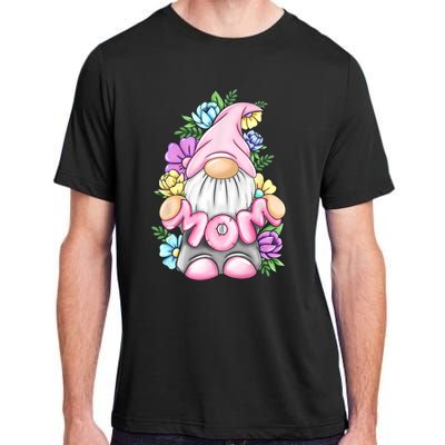 Cute Gnome Mom Happy Mothers Day Art Flower For Mom Gnomies Adult ChromaSoft Performance T-Shirt