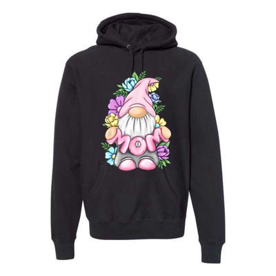 Cute Gnome Mom Happy Mothers Day Art Flower For Mom Gnomies Premium Hoodie