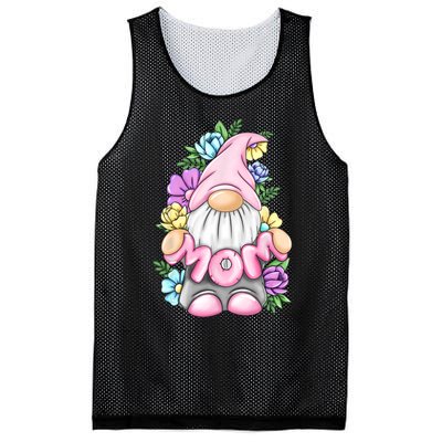 Cute Gnome Mom Happy Mothers Day Art Flower For Mom Gnomies Mesh Reversible Basketball Jersey Tank