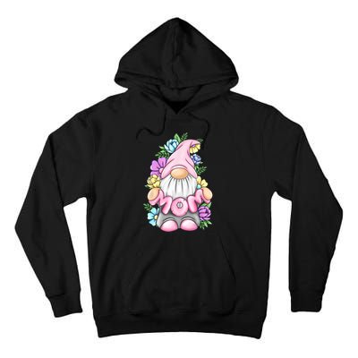 Cute Gnome Mom Happy Mothers Day Art Flower For Mom Gnomies Tall Hoodie